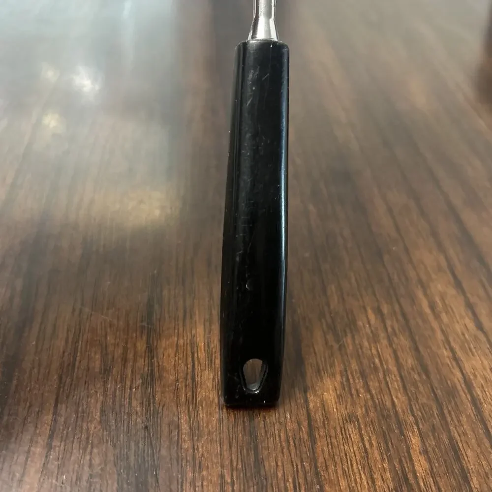 VTG Ecko Kitchamajig Slotted Spatula Black Kitchen Utensil Made In USA 12 Inch